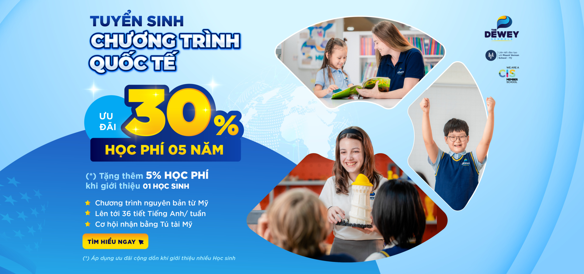 Trải nghiệm giáo dục đẳng cấp quốc tế